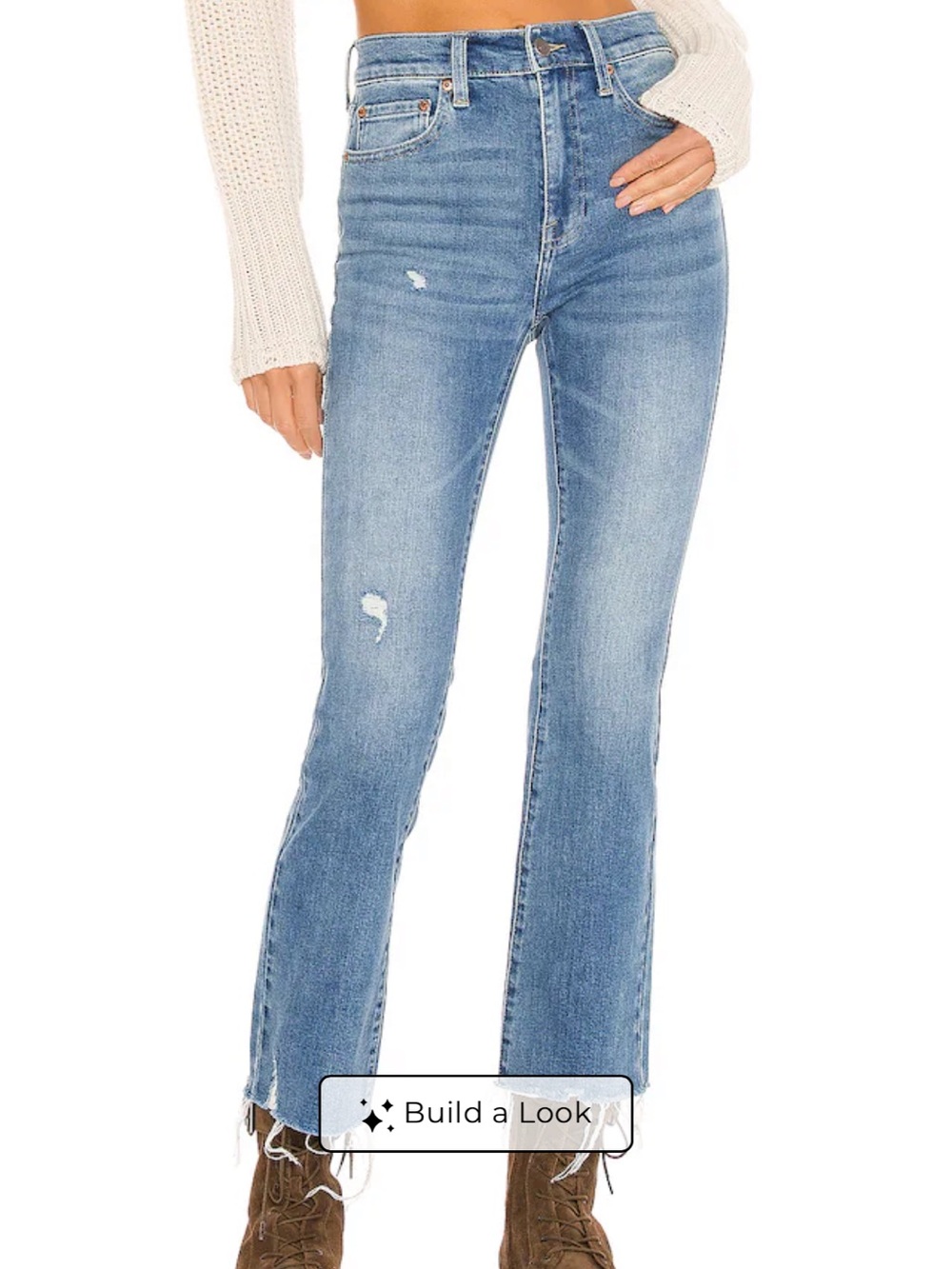 Pistola Lennon High Rise Cropped Boot Jeans in Zuma Size 31